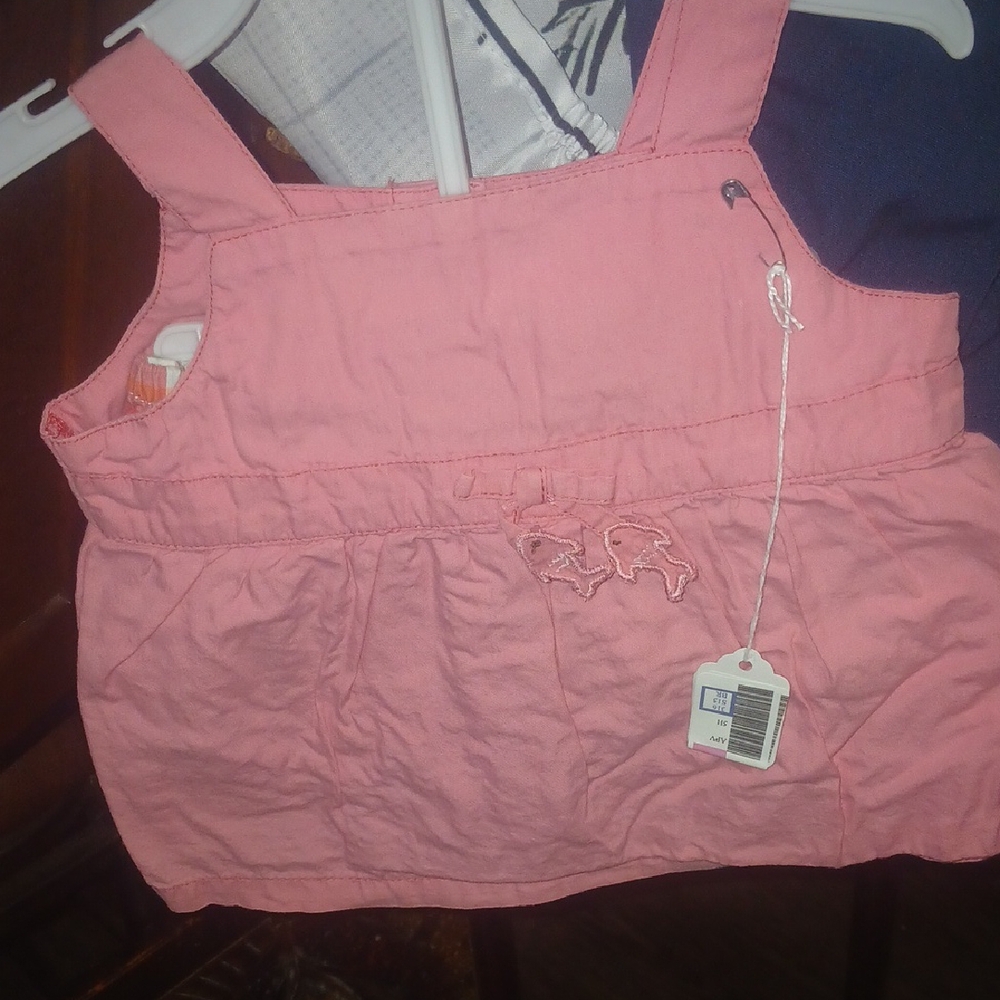 Pink Sleeveless Baby Top